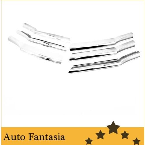 Chrome Front Center Grille Inserts for Honda Accord USDM Sedan 08-12-Free Shipping