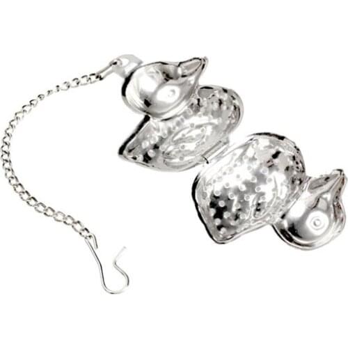 Tea Strainer Infuser Stainless Steel Teaspoon Filter for Kitchen Households Gadget durable and practical Easy opening and closin