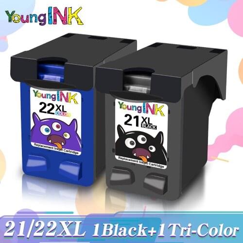 Ink Cartridge Replacement For HP 21 22 HP 21XL 22 XL For Deskjet Envy F340 F350 F4135 F4140 F4150 F4172 F4175 Printer