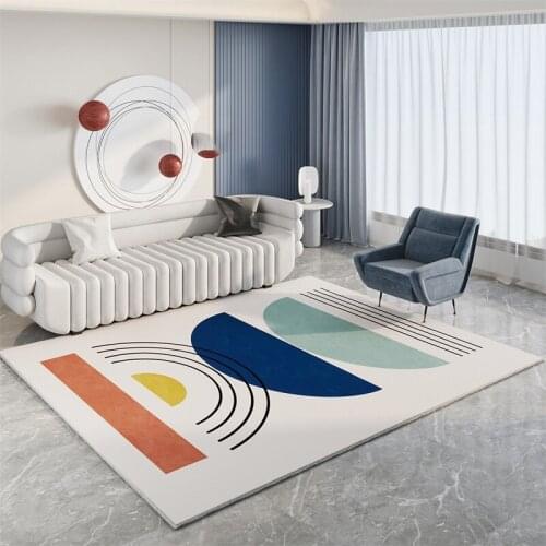 Concise Carpet And Rug For Living Room Modern Abstract Home Bedroom Rug Large Area Bedside Coffee Table Floor Mat