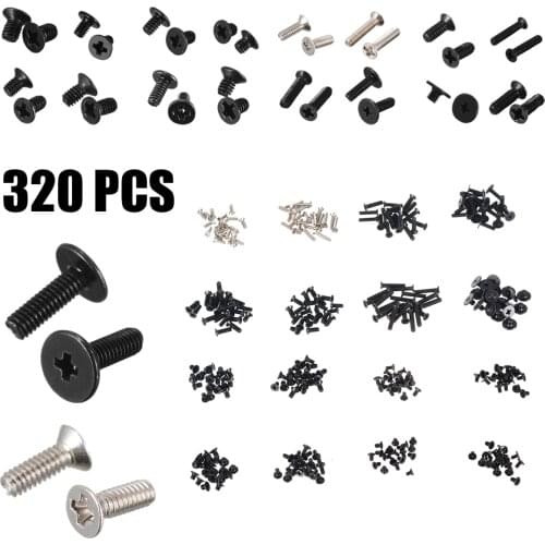 320pcs New Laptop Screws Notebook Screws Set for IBM HP SONY TOSHIBA DELL THINKPAD SAMSUNG ACER