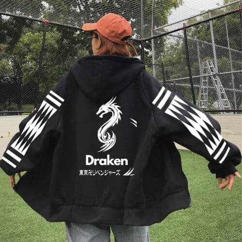 Harajuku Tokyo Revengers Ryuguji Ken Casual Hoodies Sweatshirt Fashion Autumn Men Women Hoody Manga Hoodie Unisex