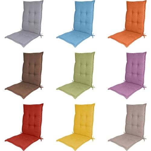 Garden Lounger Mat Non-slip High-elastic Sponge Core Filling Chair Cushion Long Chair Couch Seat Cushion Pads