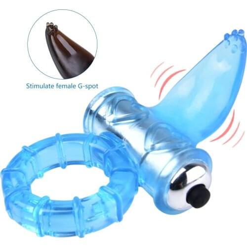 Silicone Penis Rings Vibrator Lock Ejaculation Cock Ring Delay Ejaculation Sex Toys Adult Couples Sexshop Chastity Belt Massager