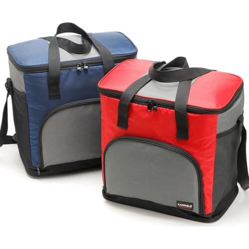 SANNE 25L Large Capacity Plain Color Portable Thermal Coole Bag For Food Famous Brand Waterproof Thermal Cooler Insulated