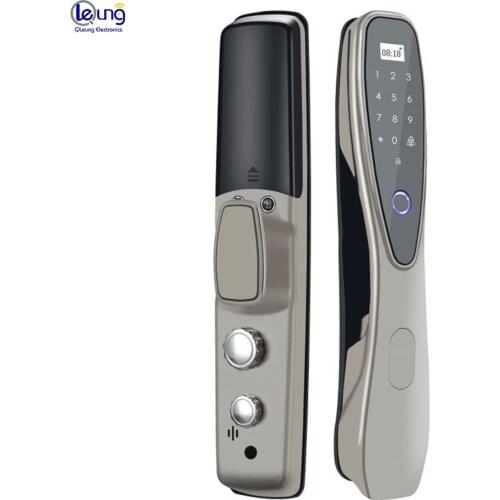 Qleung S910 Fully Automati Remote Control Card Password Fingerprint Lock Wifi Smart Door Lock