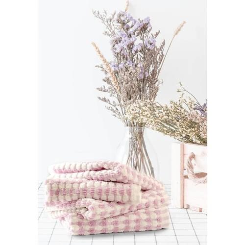 Your Upline Abriella Pink 4lü Hand Towel (2*33 X33 + 2*40 X60)