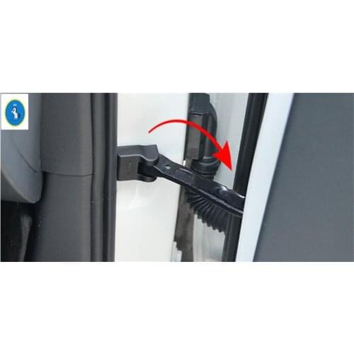 Yimaautotrims Car Door Arm Stop Rust Waterproof Protector Cover 4 Piece / Set Fit For adui Q3 Q5 Q7 Plastic