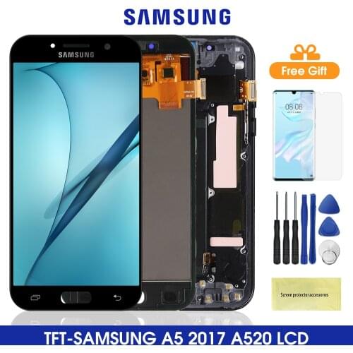 A520 Lcd For Samsung Galaxy A5 2017 A520 LCD Display Touch Screen Digitizer Assembly For Samsung A520 A520F SM-A520F