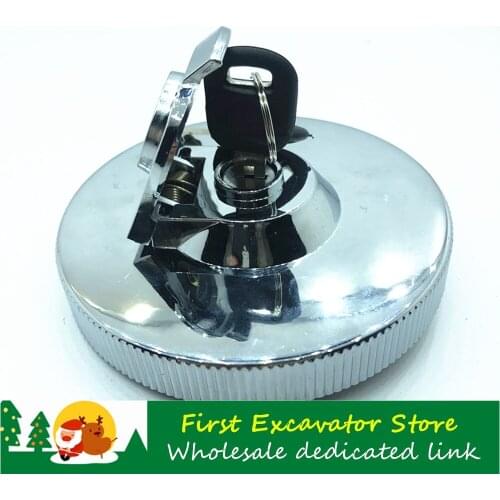 Excavator Accessories For CAT E305.5/306/307D/308/312B/200B Fuel Tank Cover Diesel Tank Cover Stainless Steel Fuel Tank Cover