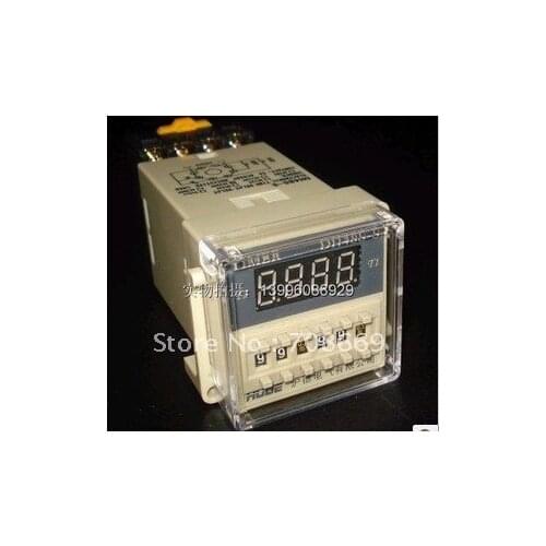 24VDC New Programmable DH48S 2Z Time Delay Relay Counter 0.01S-99H99M
