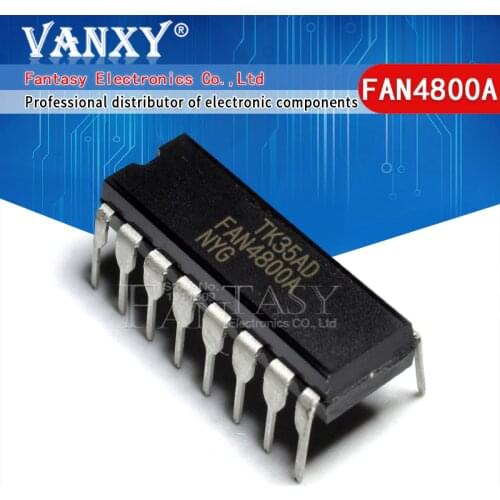 5pcs FAN4800A DIP-16 FAN4800ANY DIP FAN4800IN DIP-16 FAN4800 ML4800CP