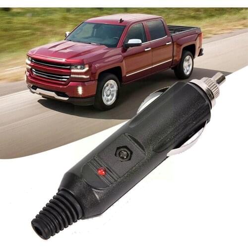 Male Accessories Car Cigarette Lighter Socket Converter Cigarette Light Plug Lighter LED With Car Y3A1