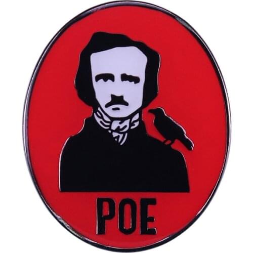 American Romantic writer black bird Prophet or devil pin