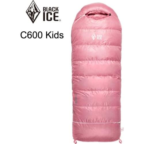 Blackice C600 Children Envelope135-155cm length Single Ultra Light Down Spring/Summer/Autumn Sleeping Bag with Carrying Bag