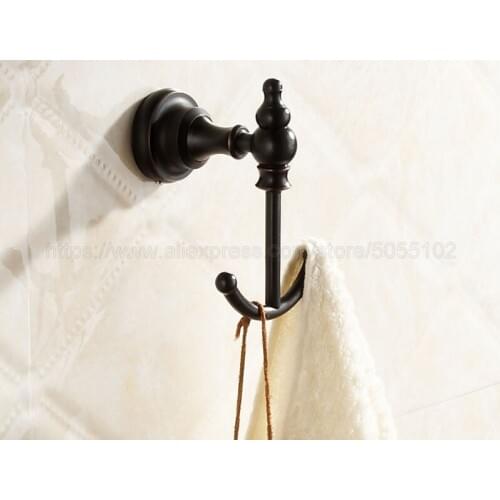 Oil Rubbed Bronze Coat Hook Bathroom Hardware Wall Mounted Bathroom Hanging Hook Bathroom Hardware zba826