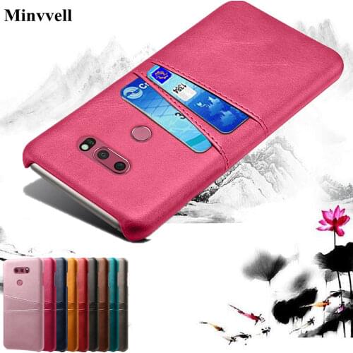 Leather Card Holder Phone Case For LG V30 S V50 ThinQ K50 K40 K20 Q60 G8S Phone Cover For LG Q8 ThinQ Aristo2 Stylo 5 Fundas
