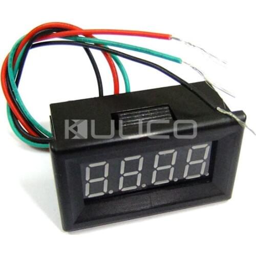 Digital Meter DC 0~30.00V Digital Voltmeter Red Led Display Voltage Meter DC 12V 24V Panel Meter/Monitor Tester