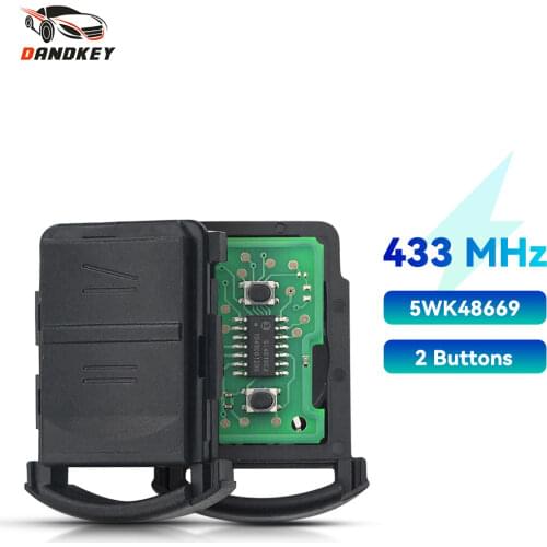 Dandkey 2B ASK 433Mhz Remote Control Key Smart Car Key for Vauxhall for Opel Corsa C Meriva Tigra Combo Van without Blade