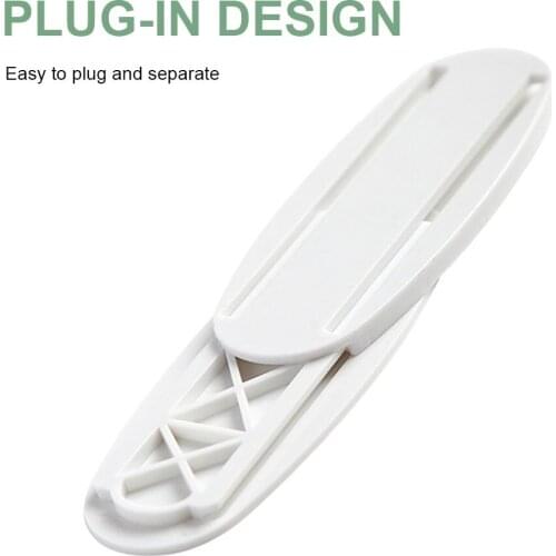 Home-free Wall-mounted Plug-in Board Router Plug-in Line Board Holder Adhesive Holder Without Perforation Install Bottom Board