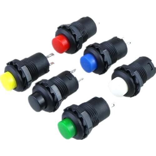 DS228 12mm Self-locking / moment Latching Push Button Switch