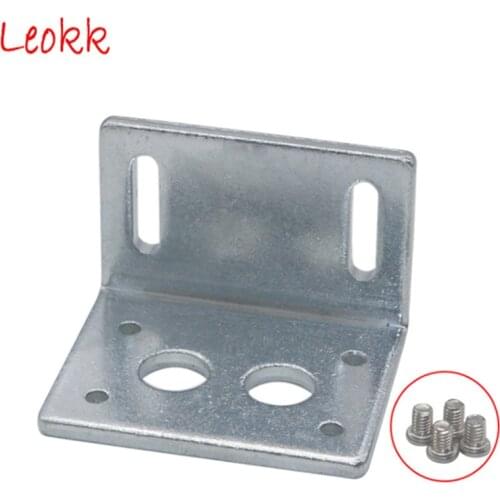 370 Gear Motor Mounting Bracket, Gearbox Fixed Seat Gear Reduction Motor Holder with 4 Piece Screws