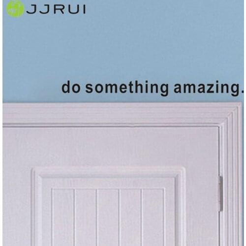 JJRUI New "Do Something Amazing" PVC Wall Paper Decal Art Sticker Home Room Decor 21 COLOUR