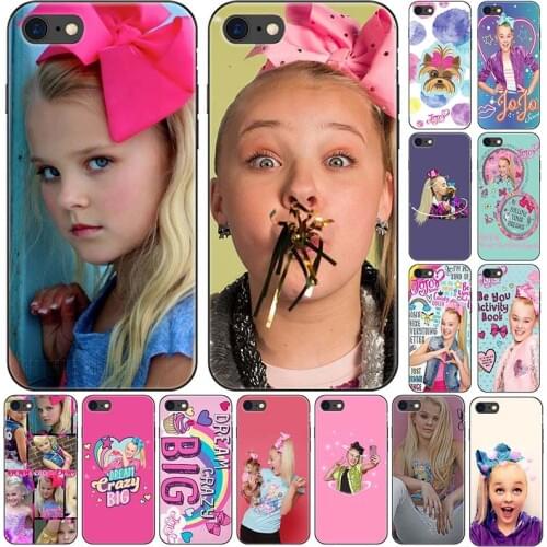 Jojo Siwa Top Girls Power Boomerang Phone Case for iPhone X 7 7s 11 12Mini Pro MAX 8 plus Xs XR Max SE Cover Silicone For GIRLS