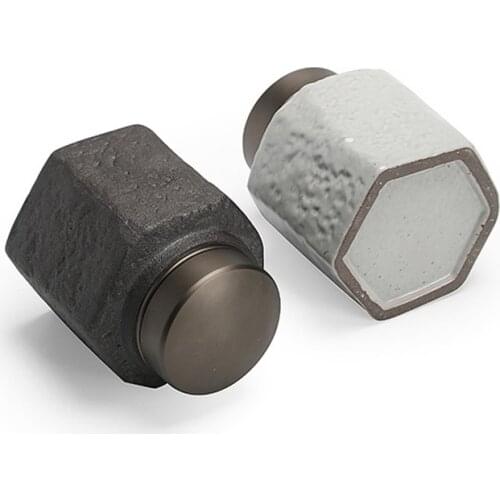 Ceramic tea cans, stoneware tin cans, sealed cans, moisture-proof retro household Japanese storage tanks, creative gift boxes