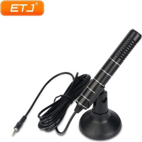 Condenser Microphone 3.5mm Computer Live Game Laptop PC Mini Studio Brocasting Recording Omnidirection Chatting Mic E01 22007B