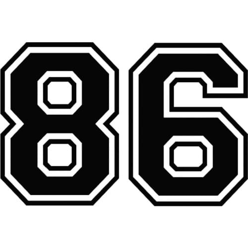 Hot Creative NO.86 reflective KK Vinyl Car-Sticker and Decals for Car Bumper Window Waterproof Car Applique Auto PVC18*12cm