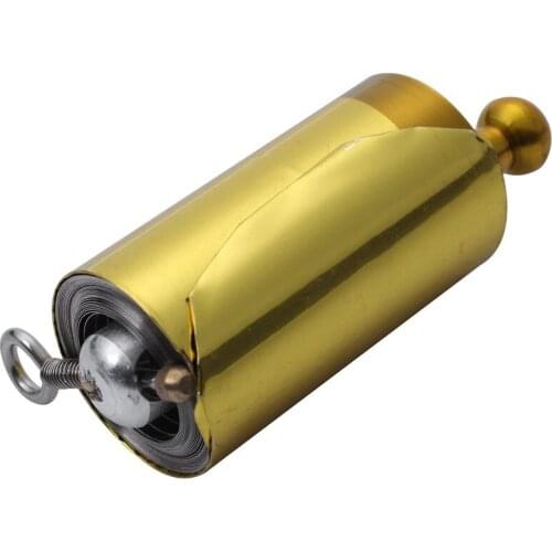 Appearing Cane Gold Cudgel Metal Magic Tricks Pocket Staff for Professional Magician Stage Street Close Up Illusion