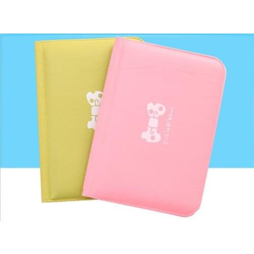 Bow tie Card set Credit Card Holder Women Business Cards ID Passport Card Holder 12 Bits PU Leather