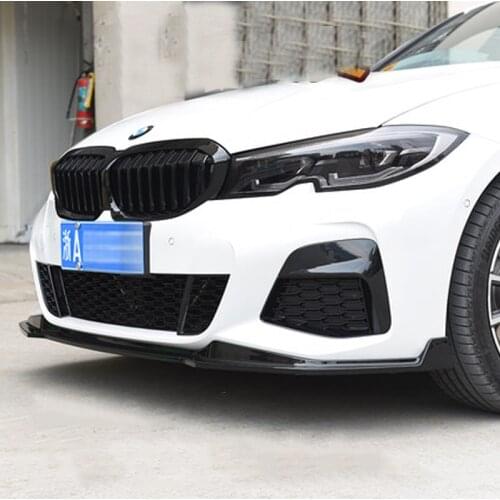 New Adjustable Car Front Bumper Splitter Lip Body Kit Spoiler Diffuser Lip Only For BMW BMW 3 Series G20 G28 2019 2020