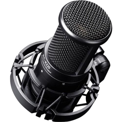 PC-K220 Professional 48V Condenser Microphone for Mobile Phone Singing, Computer Recording Sound Card, Radio Station