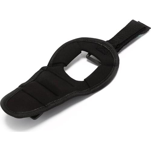 Underwater Scuba Diving Outdoor Torch Flashlight Holster Hand Arm Mount Strap Hand Light Holder Glove Black Color