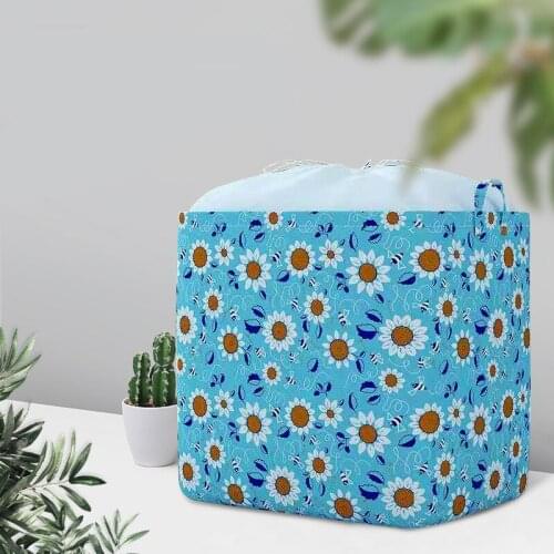 Portable Clothes Storage Basket Home Organization and Storage Quilt Blanket Bucket Canvas Waterproof Baskets for Organizing