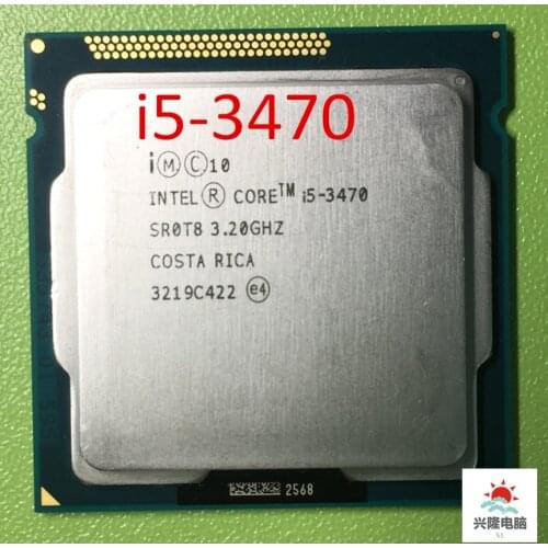 Lntel Core I5-3470 I5 3470 i5 3470 3.2GHz Quad-Core LGA 1155 L3 Cache 6MB Desktop CPU