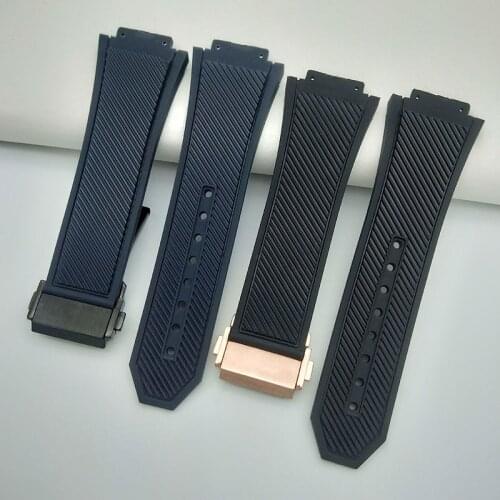 New Arrival Watch Accessories Rubber Strap For Hublot King Power Series 17mmx29mm Men and Women Watchband with Tools