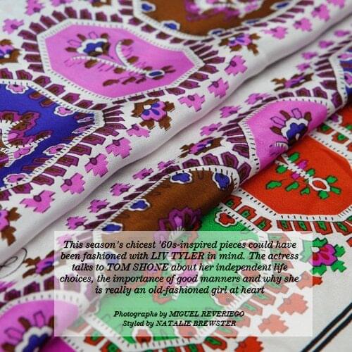 Pure mulberry silk fabric--Floral print, African style, retro, oriental graphic print for top, dress, skirt, shirt by the yard