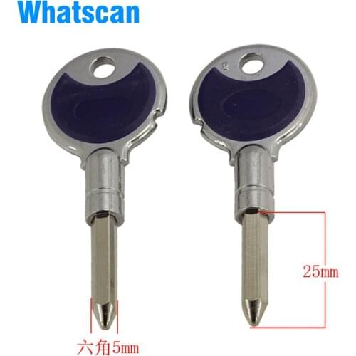 B137 Six corner cylinder key blank key