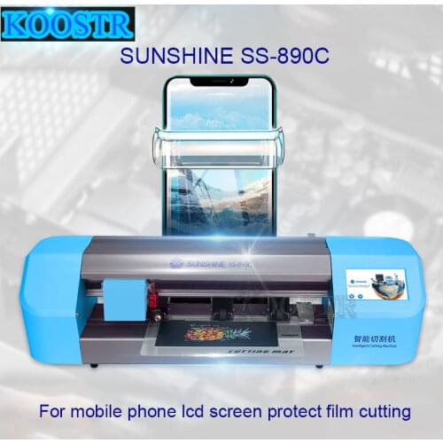 SUNSHINE SS-890C Intelligent Film Cutting Machine Protect Film Protective For Mobile Phone Tablet Protective Tape Cut Tool