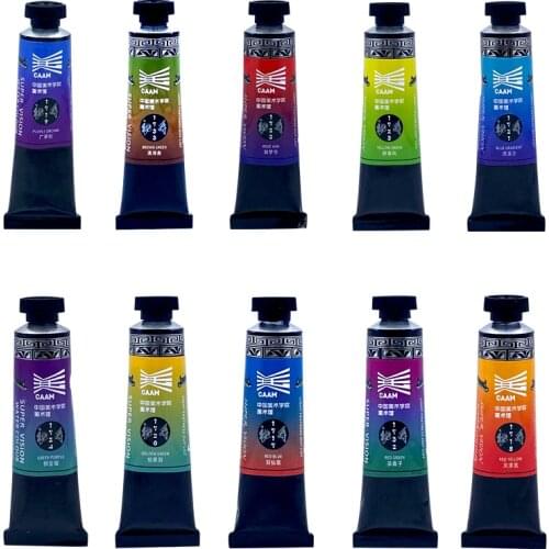 Super Vision Special Layered Color Watercolor Pigment,10 color, 15ml tube/solid pigment,Art Suppliers Aquarel Acuarelas