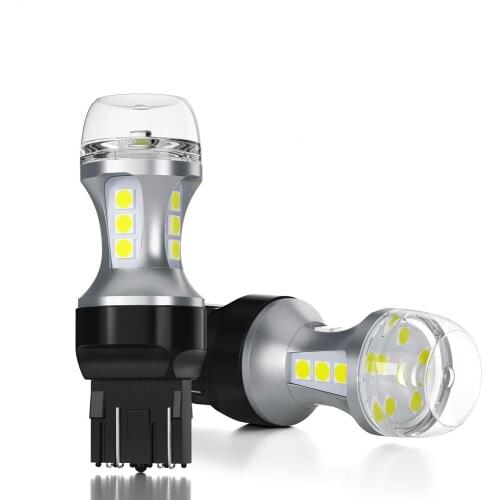 1PCS T20 LED 7440 7443 1156 P21W BA15S LED BAU15S PY21W Lamp 3030 18SMD W21/5W For Auto Car Turn Signal Lights Brake lights 12V