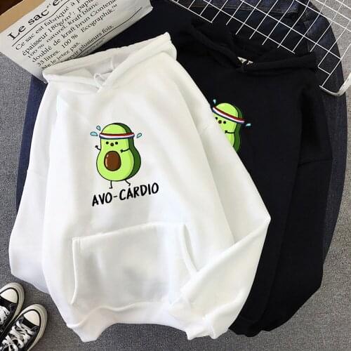 Winter Kpop Women Harajuku Kawaii O Neck Hoodies Green Print Hoodie Cute Pullover Sweatshirt Streetwear Woman Hoodies