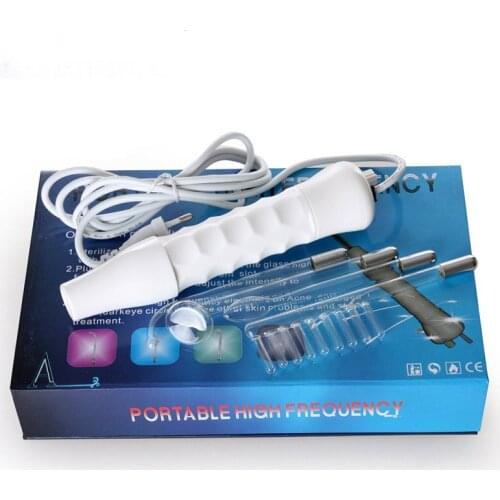 High Frequency Facial Machine Electrotherapy Wand Glass Tube Skin Tightening Device Beauty Products Anti Wrinkle Face Clean Tool