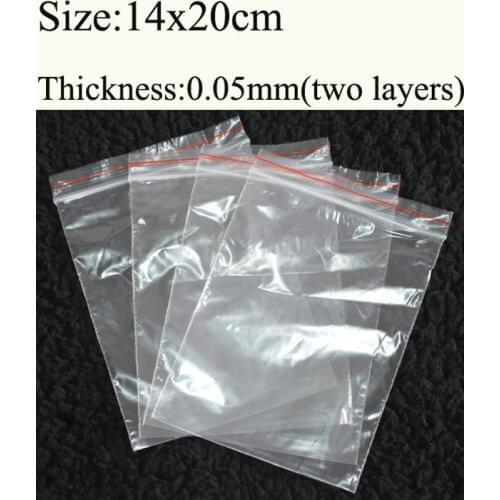 14x20cm(5.5''x7.9'') Jewelry Ziplock Zip Zipped Lock Reclosable Plastic Poly Clear Bags Jewelry 1000pcs/lot freeshipping