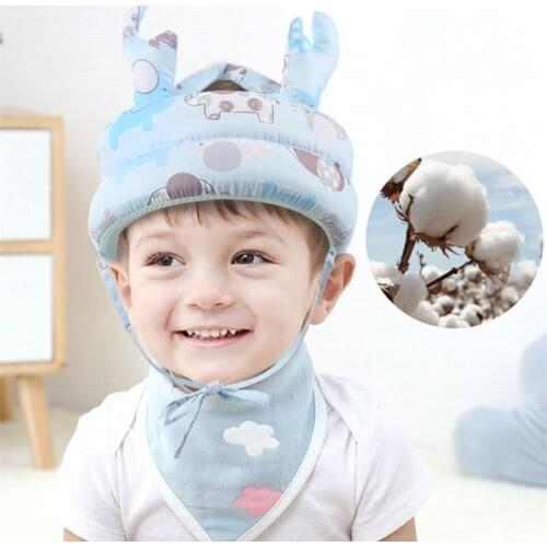 28EC Baby Head Protector Hat Breathable Safety Helmet Anti-shock Head Protection Adjustable Headguard for Toddlers Infants