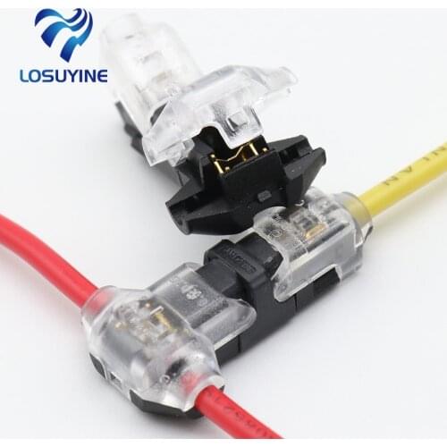 5PCS Wire Cable Connectors Terminals Crimp Scotch Lock Quick Splice Electrical Car Audio 24-18AWG Kit Tool Set