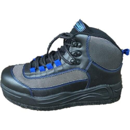 Fly Fishing Boots Anti-slip Waterproof Breathable Rubber Rock Fishing Shoes Steel Nail-soled Snow Wind Winter Protection Shoes